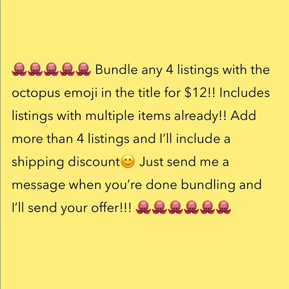 🐙🐙 4/$12 🐙🐙 NEW INVENTORY - Picture 5 of 5